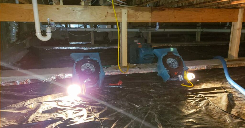 crawl space storage ideas