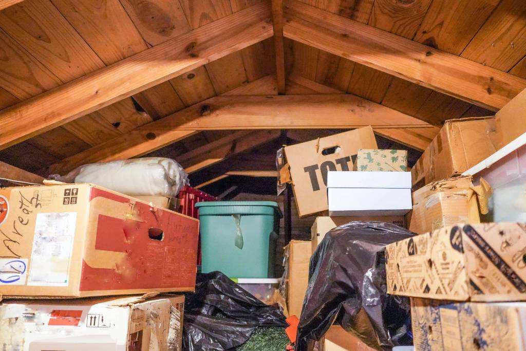 attic storage room