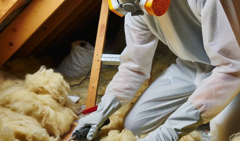 remove old insulation